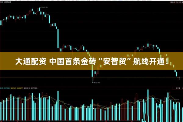 大通配资 中国首条金砖“安智贸”航线开通!