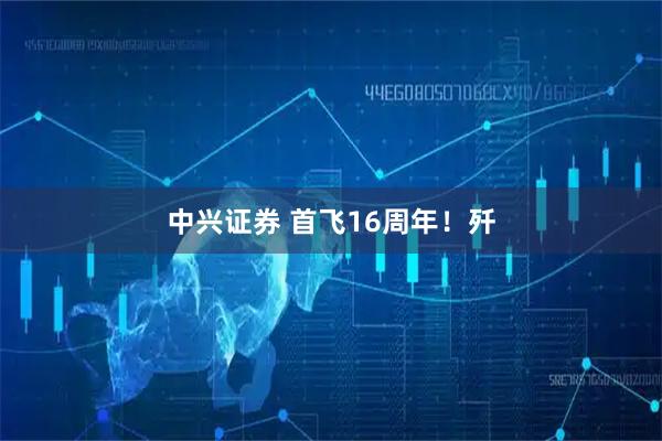 中兴证券 首飞16周年！歼